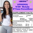 thumbnail image 6 of Nikoni Liposomal NAD+ 2000 mg Supplement with Betaine, Supports Energy & Healthy Aging, 240 Softgels, 6 of 10