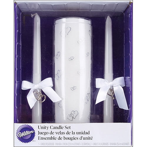 Wilton Sweetheart Unity Candle Set, 3 ct. 120464