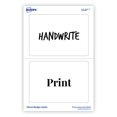 thumbnail image 2 of 1PACK Avery Print/Write Name Badge Labels, 2-11/32 x 3-3/8, White, 100/Pack, 2 of 3