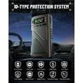 thumbnail image 6 of Pabulum 9000A Car Battery Jump Starter (for All Gas or up to 12L Diesel) Powerful Jumper Box with 150PSI Air Compressor and Smart Charger, 12V Vehicle Power Pack with Extended Cable and LED Light, 6 of 7