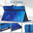 thumbnail image 2 of Fintie Case for Samsung Galaxy Tab A9+ / A9 Plus 11 inch 2023 Model (SM-X210/X216/X218), Multi-Angle Viewing Smart Stand Back Cover with Pocket Auto Wake/Sleep, Starry Sky, 2 of 9