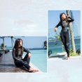 thumbnail image 2 of Women's Full Body Wetsuit Cold Water Keeping Warm Neoprene Diving Suit Rash Guard One-Piece Long Sleeve Zip Quick Dry Sunsuit, 2 of 9