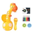 thumbnail image 4 of ABS Forma de animales Juegos para el proyector Pintura Pintura Encantadora 24 Patrones Arte Enlighting Drawing Toys Tools Festival Regalos Amarillo Inevent FN001618-01, 4 of 7