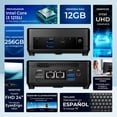 thumbnail image 2 of Computadora Mini PC MSI Core i3 1215U 12GB SSD 256GB Monitor 24" Teclado Mouse WiFi BT 5.3 ThunderBolt 4 Trabajo y Productividad, 2 of 6