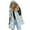 Gray, variant on IROINNID Women's Hooded Faux-fur Coat Solid Color Long Sleeve Loose - Gilet Waistcoat Body Jacket Coat Outerwear Tops, Pink