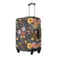thumbnail image 2 of Naloa Colorful Flowers with Butterfly Elastic Suitcase Protector, Travel Suitcase Protector Cover Fits 18-32in Suitcase - Medium, 2 of 9