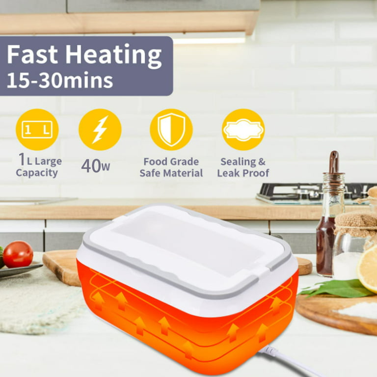 Portable Electric Fast Heated Removable Heating Food Heater Lunch