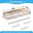 thumbnail image 3 of Plastic Pencil Box Large Capacity Pencil Boxes Clear Boxes with Snap-Tight Lid Stylish Office Supplies Storage Organizer Box Owl and Branch, 3 of 7