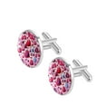 thumbnail image 2 of Valentine's Day Elegant Cufflink Sets for Formal Attire Made of Stainless Steel Ideal for Special Occasions by Silver Jewelry Cufflinks, 2 of 6