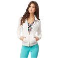 thumbnail image 2 of Aeropostale Womens Heathered Fz Sweatshirt, Beige, Juniors, X-Small, 2 of 2