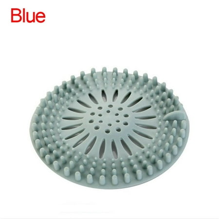 

Home & Kitchen Bathroom Accessories Sewer Colander Hair Trap Drains Cover Hair Filter Sink Strainer BLUE