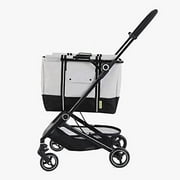 SEEKER Lightweight Foldable Grocery Cart on Wheels with Removable Heavy Duty Shopping Bag | Roll to The Grocery or Laundry, Gray (SKR-1000)