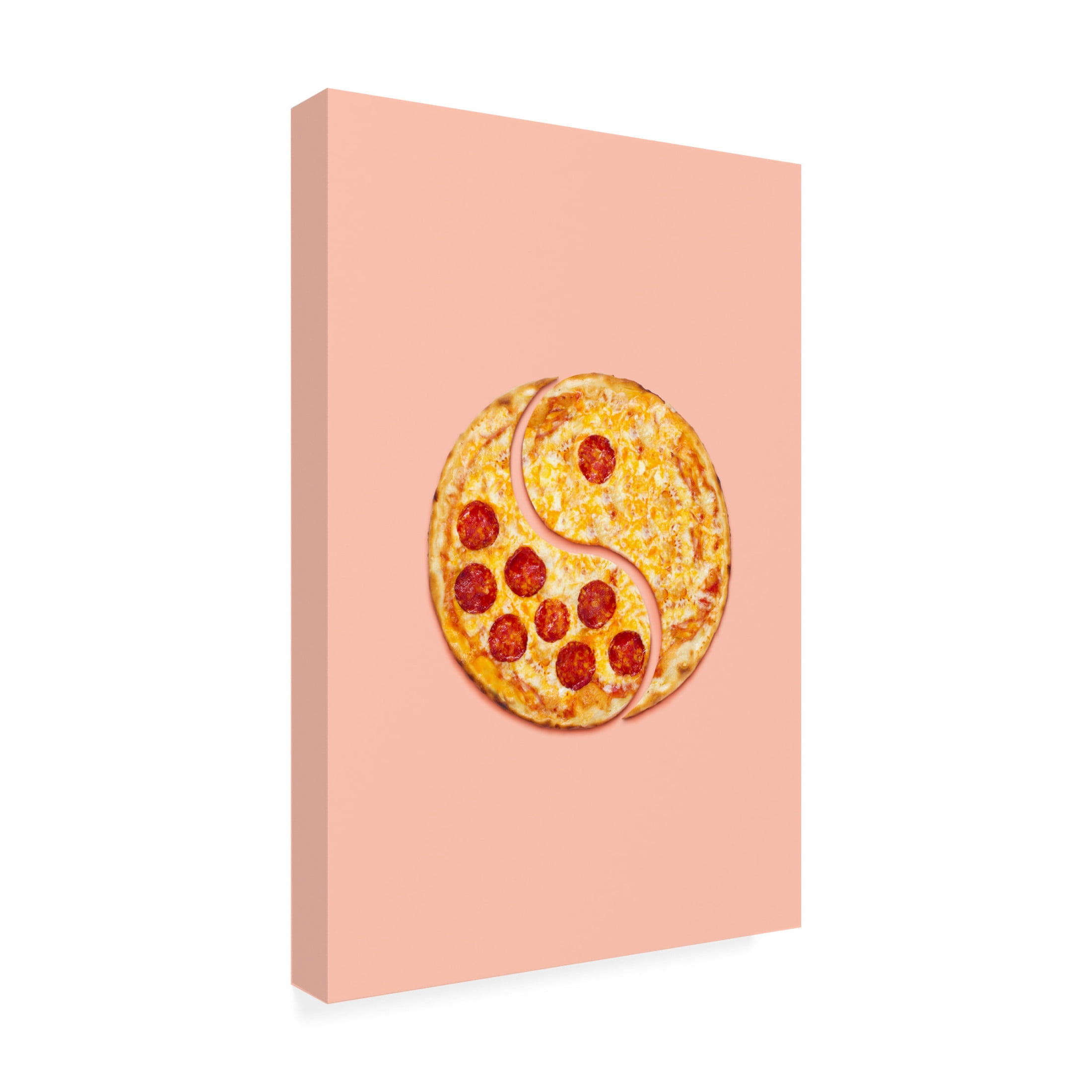 Trademark Fine Art Artem Pozdniakov Pizza Balance Canvas Wall Art