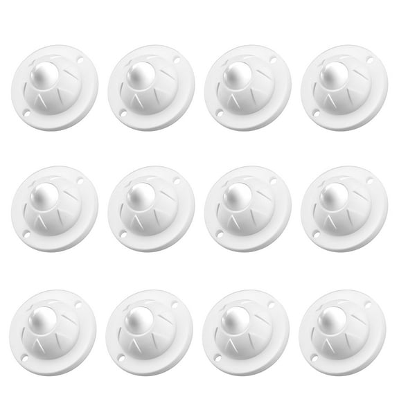 12 Pack Self Adhesive Caster Wheels for Appliance, Load Capacity 14Lbs Per Wheel, Mini Swivel Wheels Roller for Stand Mixer Air Fryer