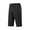 Black, variant on Men's Slim Athletic Shorts 9" Inseam Knee Length Quick Dry Performance Short Pants with Zipper Pockets, Moisture Wicking Training Workout Shorts for Running Basketball