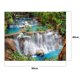 thumbnail image 2 of Paisaje de cascada cuadro sobre lienzo para pared pintura al óleo por números Kit póster para el hogar, 2 of 9
