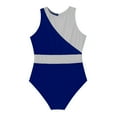 thumbnail image 3 of inhzoy Kids Girls Stylish Sleeveless Mesh Patchwork Hollow Back Leotard Jumpsuit, 3 of 5