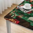 thumbnail image 4 of nygtbtfer Square Fitted Polyester Tablecloth, Decorative Table Cover,Oil &amp; Dust Proof Table Clothes for Living Room Kitchen Use white, 4 of 7
