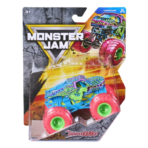 Monster Jam, Official ThunderROARus Monster Truck, Die-Cast Vehicle, 1:64 Scale, Kids Toys for Boys Ages 3 and up
