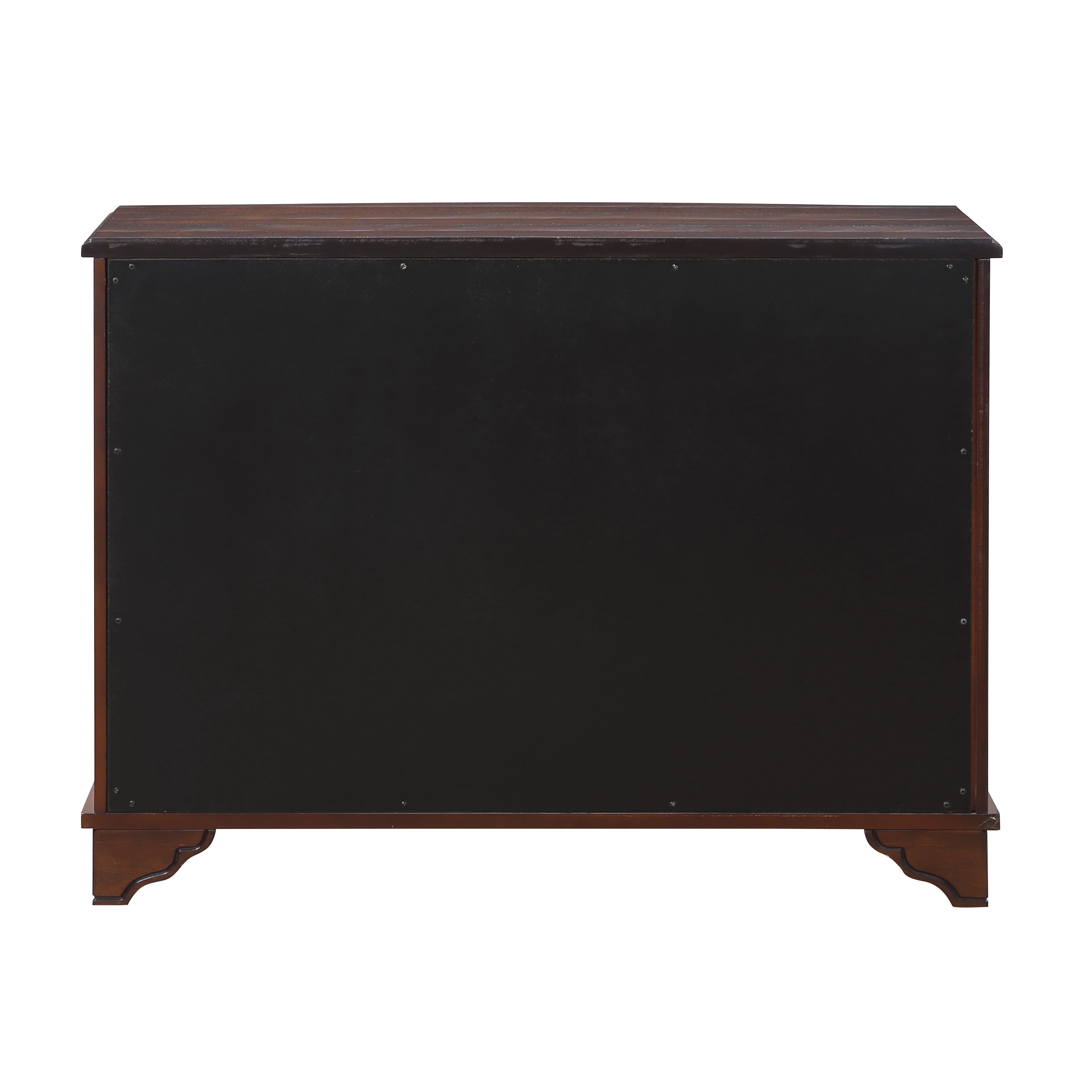 Aukfa 40" Farmhouse Accent Storage Cabinet, Solid Pine Wood Frame,Storage Organizer for Entryway & Living Room,Espresso