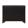 thumbnail image 7 of Aukfa 40" Farmhouse Accent Storage Cabinet, Solid Pine Wood Frame,Storage Organizer for Entryway & Living Room,Espresso, 7 of 7