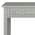 thumbnail image 5 of Simpli Home Warm Shaker SOLID WOOD Transitional 48 inch Wide Writing Office Desk in Fog Grey, 5 of 12