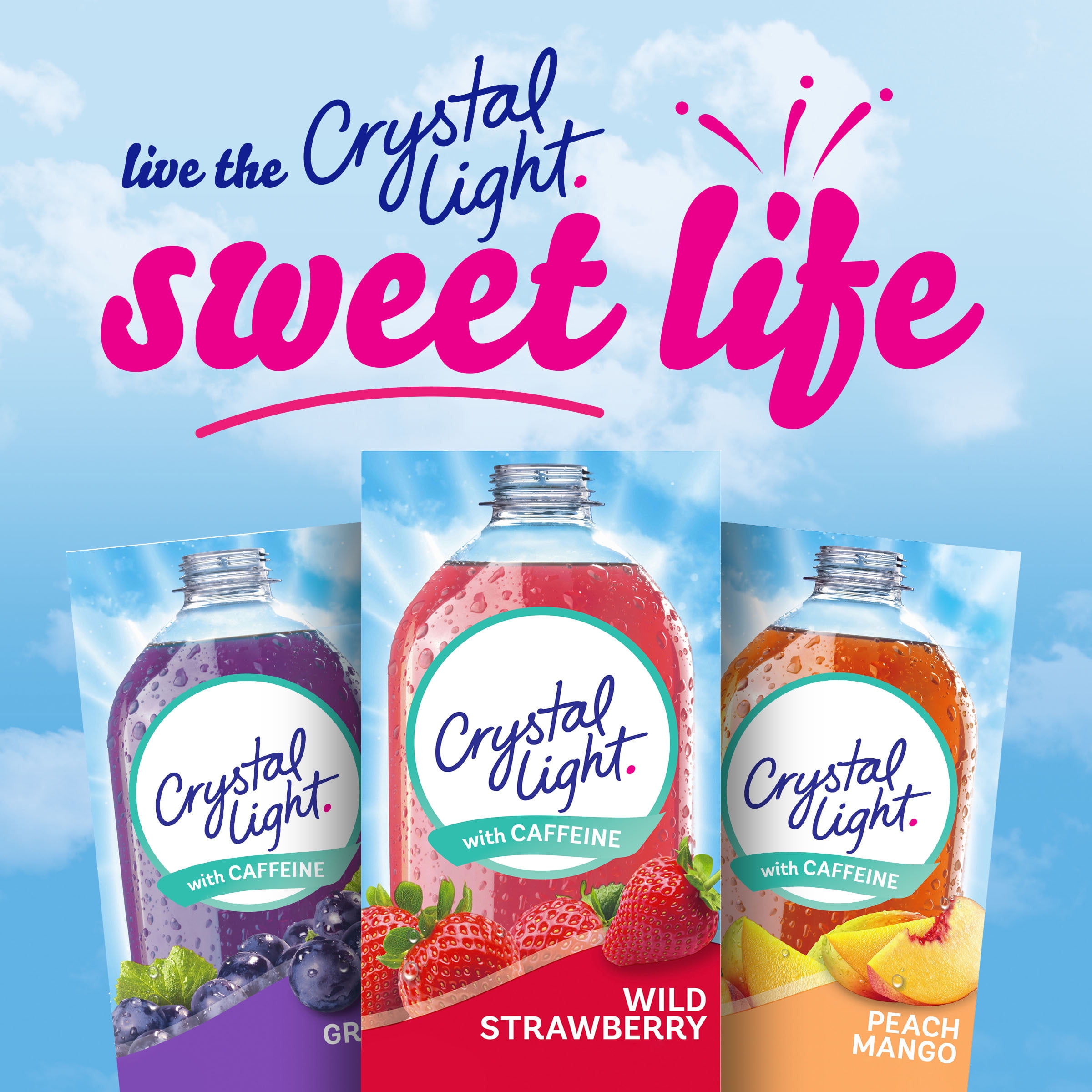 Crystal Light On the Go Drink Mix - Wild Strawberry - Shop Mixes & Flavor  Enhancers at H-E-B