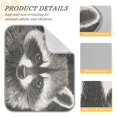 thumbnail image 4 of Pet Cooling Pad Foldable Self Cooling Mat Breathable Pet Cushion Sleep Pad for Dogs and Cats An Adorable Raccoon M, 4 of 9