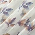 thumbnail image 4 of No.918 Ellie Floral Print Sheer Rod Pocket Curtain Panel, 51"x63", Multicolored, 4 of 6