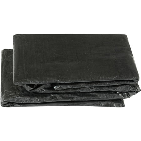 Economy Trampoline Weather Protection Cover, Fits 17' x 17' Square Frames, Black