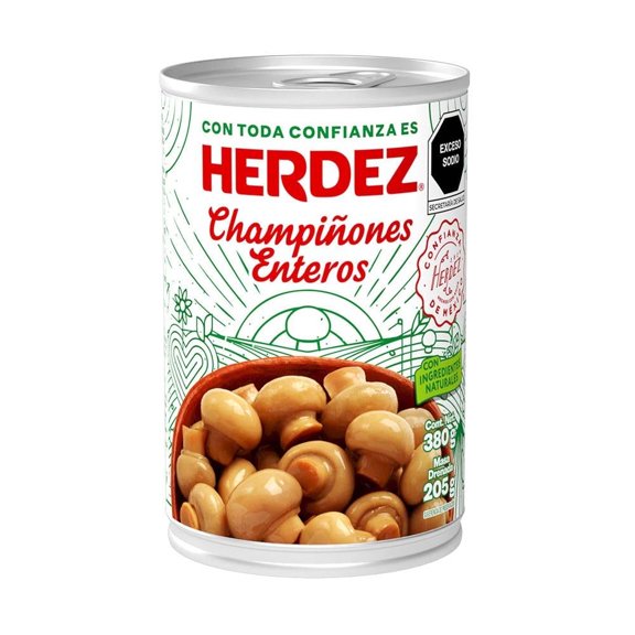 Champiñones Herdez enteros 380 g