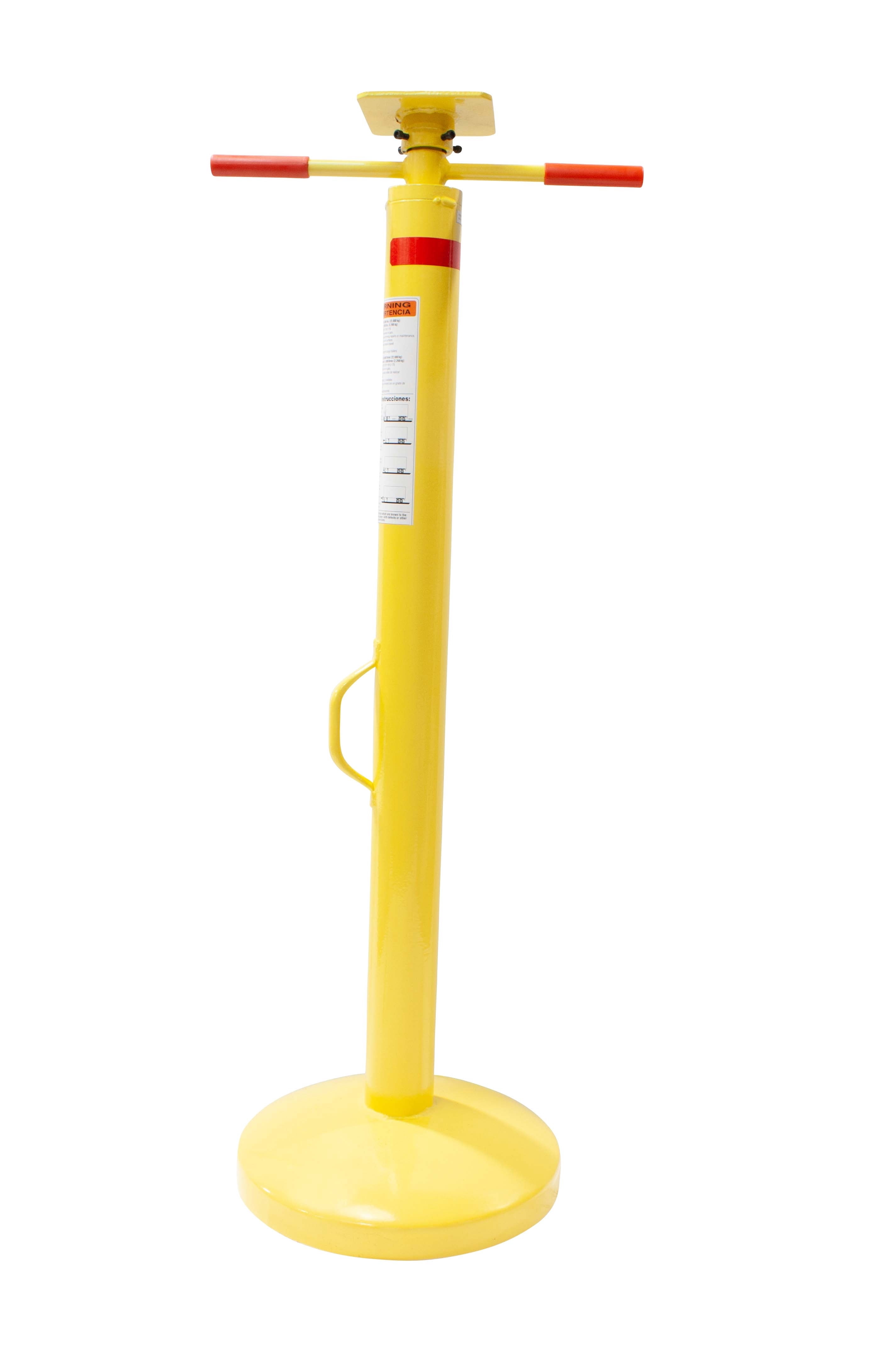 (2 Pack) Semi Trailer Stabilizing Jack Stand 50,000 Lbs Static Capacity