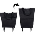 thumbnail image 1 of Carrito de compras plegable MACHAO Bolsa de compras con cremallera de dos etapas y ruedas, 1 of 4
