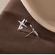thumbnail image 5 of Pendientes de estrella de plata de ley 925 para mujeres y adolescentes, pendientes con forma de estrella, adecuados para el uso diario, 5 of 5