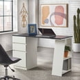 thumbnail image 2 of Simple Living  Como Modern Writing Desk Grey/White, 2 of 5