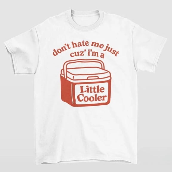 Women's Charming "Don't Hate Me Just Cuz' I'm A Little Cooler" Cooler Graphic Tees Witty Cooler - Focused Print T - shirts With Witty Text And Cooler Comfy Short Sleeve Casual Daily Shirts
