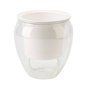 SPRING PARK Self Watering Planter, Violet Pots, Clear Plastic Automatic-Watering Planter Flower Pot Plant Pot for All House Plants, Succulents, Herb, African Violets