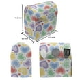 thumbnail image 4 of Love Stand Mixer Cover, Patchwork Style Hearts White Backdrop Dreamy Fantasy Display Romantic Valentines, Kitchen Appliance Organizer Bag Cover with Pockets, 5 Quarts, Multicolor, by Ambesonne, 4 of 4