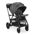 thumbnail image 1 of Joovy Caboose RS Sit & Stand Double Stroller for Children Up to 55 lb. with All-Terrain Wheels, UPF50+ Sun Canopy & Magnetic 5-Point Safety Harnesses, Jet, 1 of 5