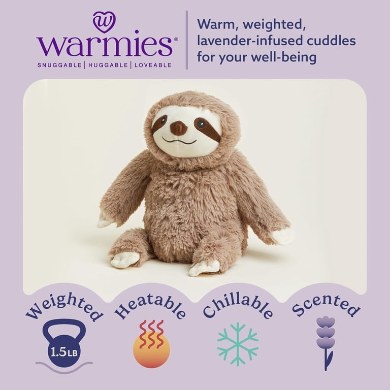 Warmies 13" Sloth Microwavable Heated Plush Toy photo 4