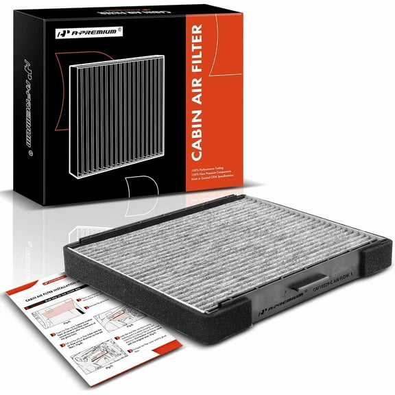 A-Premium Cabin Air Filter with Activated Carbon Compatible with Hyundai Elantra 2001-2006, Entourage 2007-2010, Tiburon 2003-2008 & Kia Sedona 2006-2010 Replace# 971332D000, PC5662P