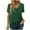 Green, variant on Admvng Womens Summer Tops Casual V Neck Short Sleeve Loose Fit T-shirt Tops S-2XL