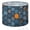 Color 2, variant on Drum Lampshades 13"x13"x10" Hexagonal Wooden Geometric Blue Tones Single Orange Accent Tile Light Shade for Table Lamps Floor Lamp Shades Replacement Assembly Required