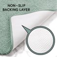 thumbnail image 5 of (3 pack) Better Homes & Gardens Ultra Soft Polyester Bath Rug, Plush Absorbent Bathroom Floor Mat with Skid-Resistant Backing, Machine Washable, 23" x 39", Green River, 5 of 9