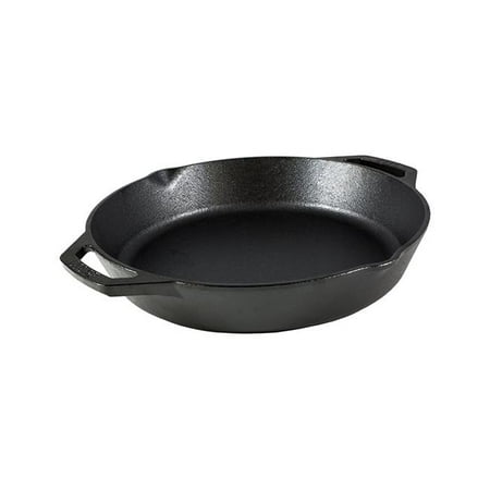

12 in. Round Cast Iron Pan Black