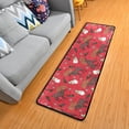 thumbnail image 5 of Kitchen Rugs and Mats Non-Skid Washable Runner Rugs Festive Pattern Christmas Deer Snowman Long 72x24 inch for Floor Cushioned Hallway Entryway Indoor 2x6, 5 of 7