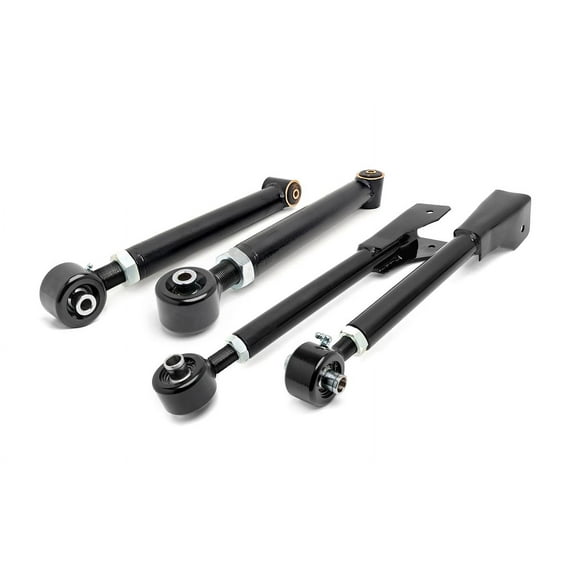 Rough Country 0-6.5" Front Adjustable Control Arms for Jeep TJ,XJ,ZJ,MJ - 11920 Fits select: 1997-2006 JEEP WRANGLER / TJ, 1984-2001 JEEP CHEROKEE