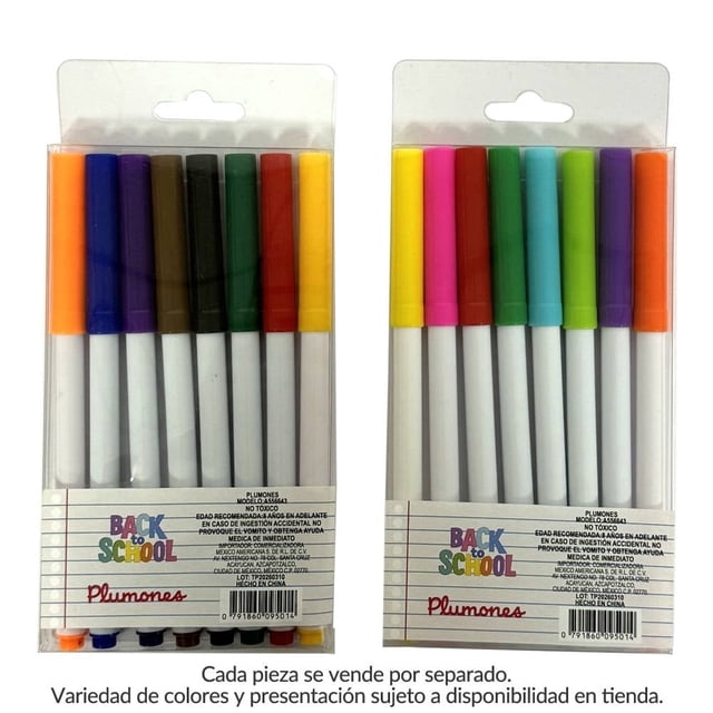 Marcadores Prichos Varios Modelos 8 Piezas