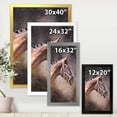 thumbnail image 4 of Designart 'Close Up Portrait Of Brown Horse' Farmhouse Framed Art Print, 4 of 4