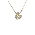 thumbnail image 2 of Trending Fashion Sweet Butterfly Mother-of-Pearl Necklace - High-End Niche Design Cute Choker Necklace, Exquisite and Elegant Jewelry for Women, 2 of 6